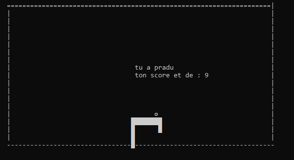 Serpent qui grossit